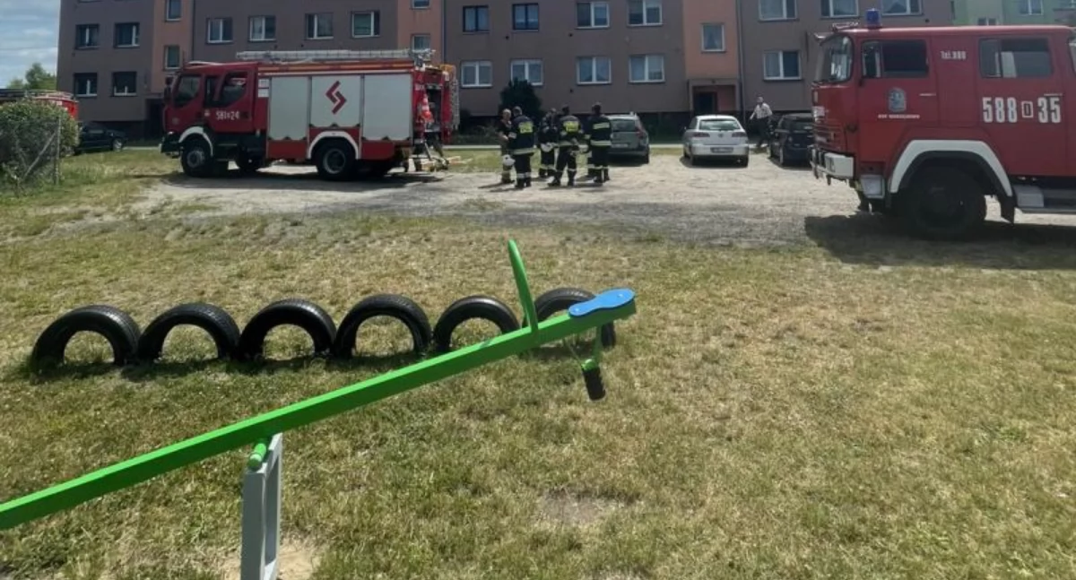 Policjanci ewakuowali mieszkańców!