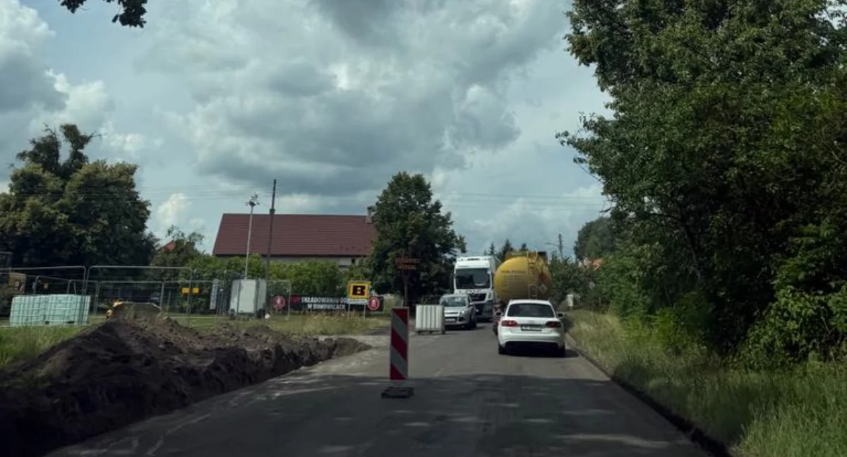 Bukowice–Rościsławice: trwa modernizacja drogi wojewódzkiej
