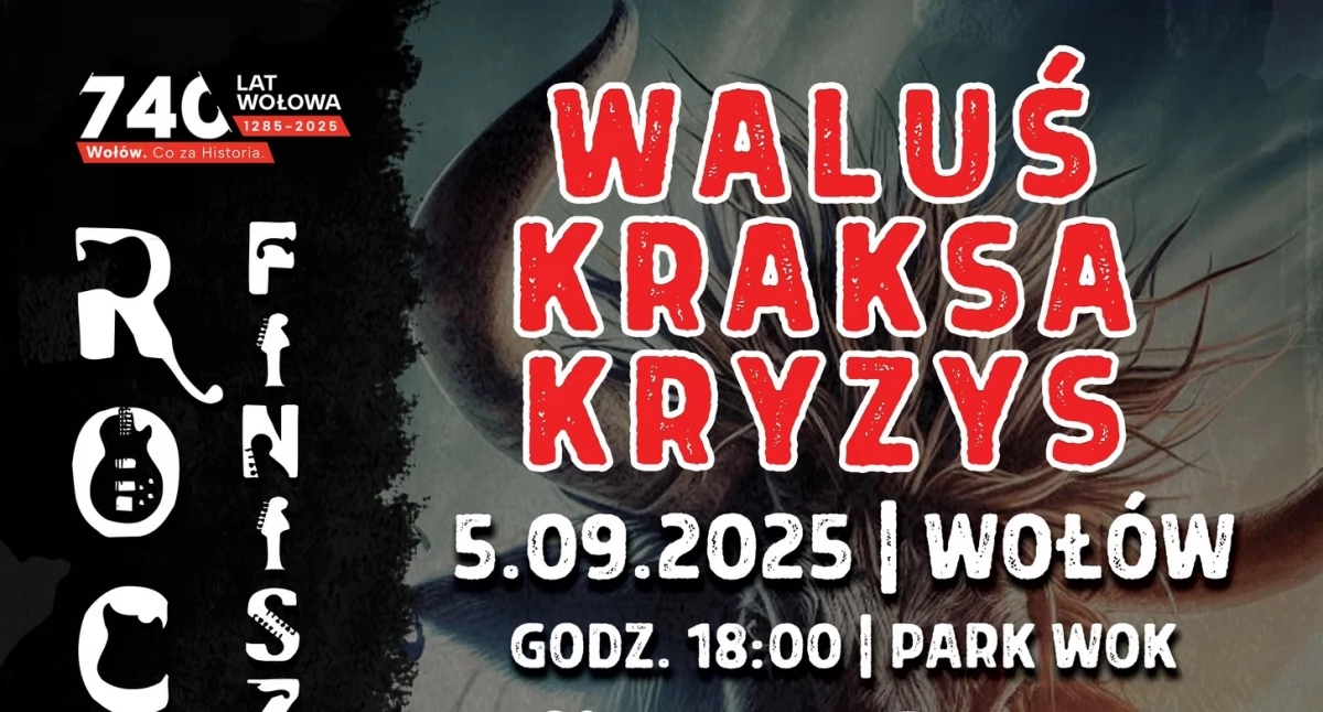 Rockowy Finisz Wakacji wraca po latach! Legendarna impreza znów w Wołowie!
