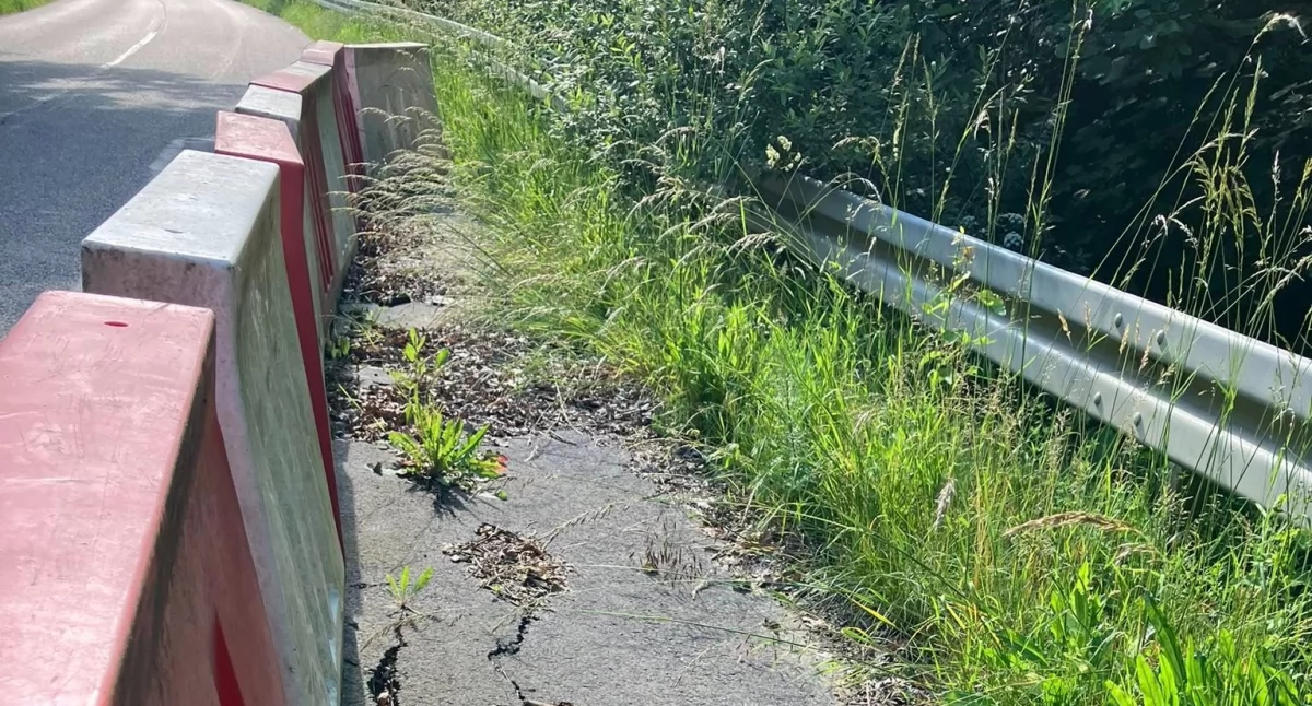 Będzie remont osuwiska na drodze 339. Mieszkańcy na to czekali