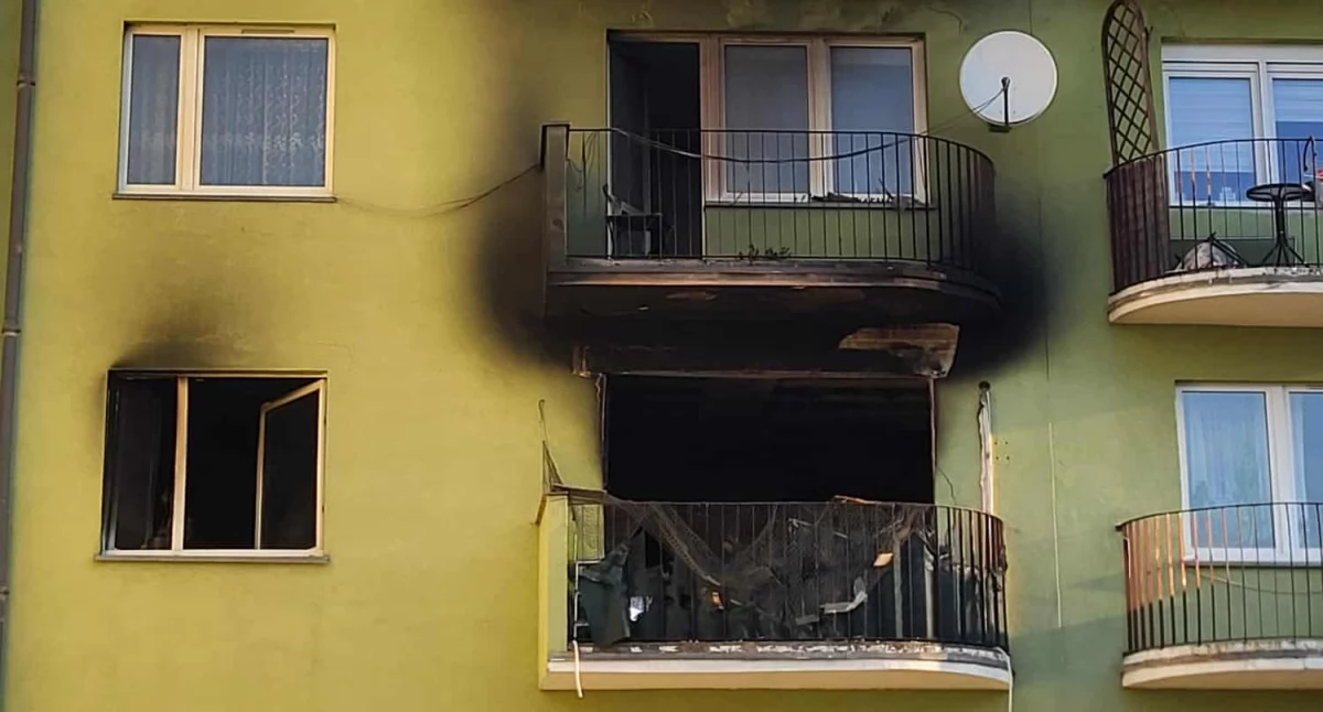 Tragiczny pożar w Brzegu Dolnym. Nie żyje 16-letni chłopiec