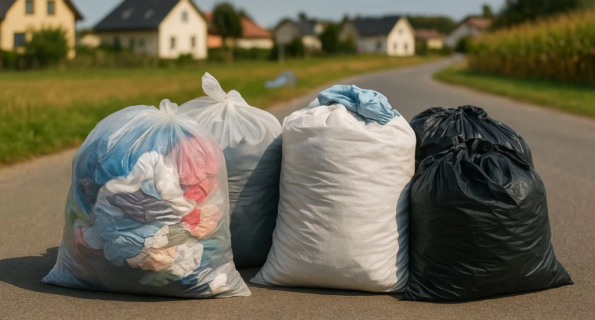 Harmonogram odbioru zużytej odzieży na terenach wiejskich gminy Wołów i w mieście