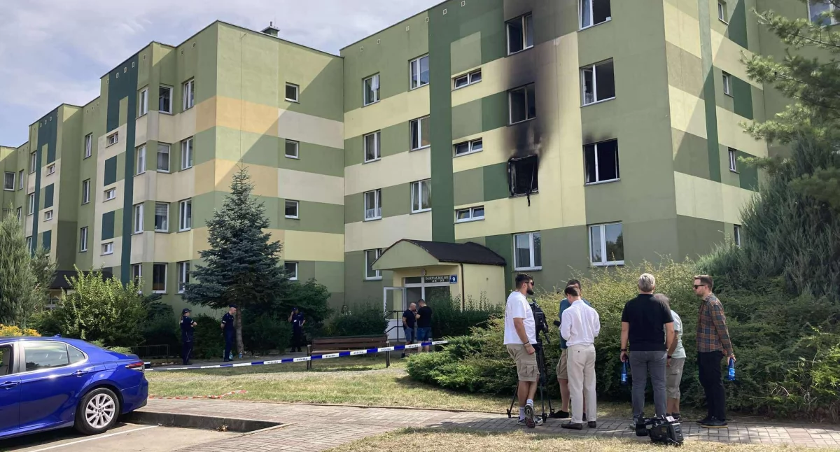 Potężny wybuch i pożar w Brzegu Dolnym. 16-letni Karol nie żyje