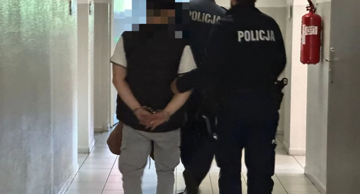Policjanci zatrzymali sprawcę podpalenia