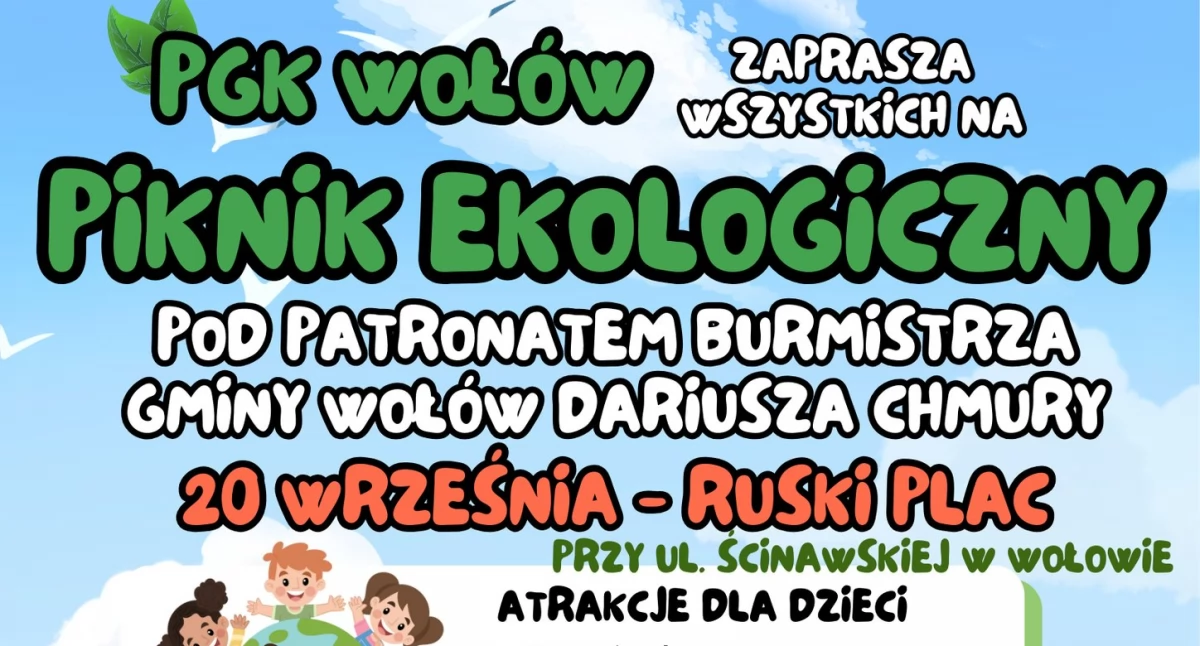 Piknik Ekologiczny PGK Wołów — mapa, harmonogram i co warto wiedzieć