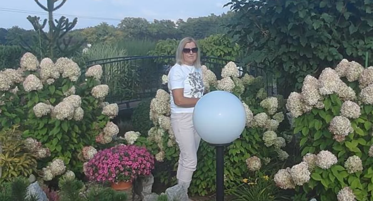 Ogród jest dla niej pasją i przyjemnością