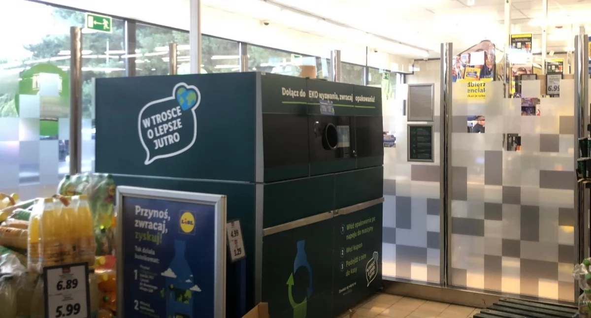 System kaucyjny w Polsce już działa! Sprawdź, jak działa automat w Lidlu w Brzegu Dolnym