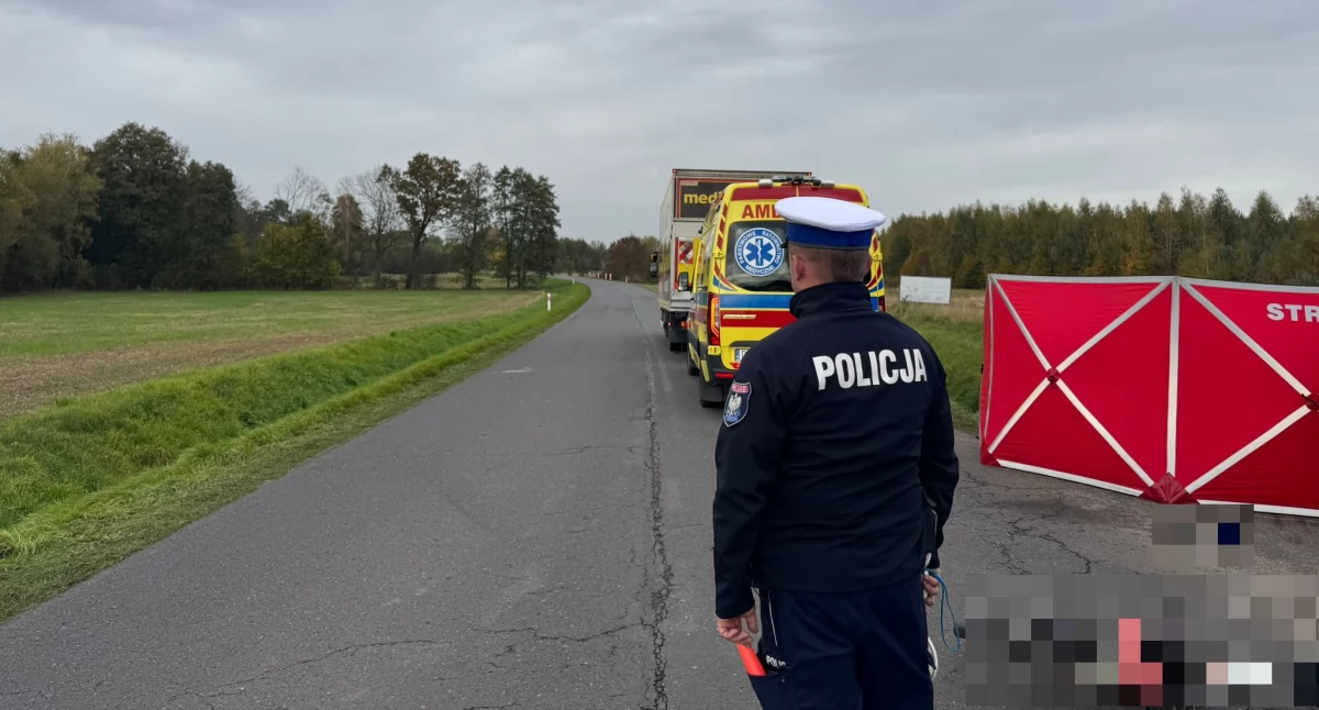 Tragiczny wypadek w Golinie. 52-letnia rowerzystka zginęła pod kołami ciężarówki