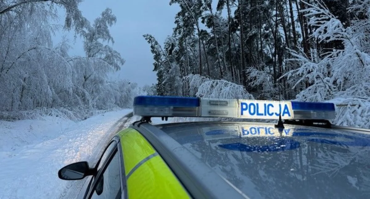 Czy zima sparaliżuje drogi w powiecie wołowskim? Policja i meteorolodzy ostrzegają: warunki bardzo trudne