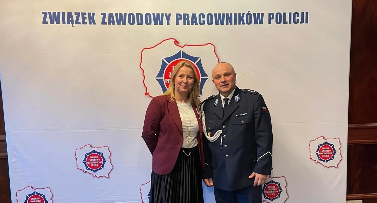 25-lecie Związku Zawodowego Pracowników Policji. Wołów wśród delegacji na uroczystości we Wrocławiu