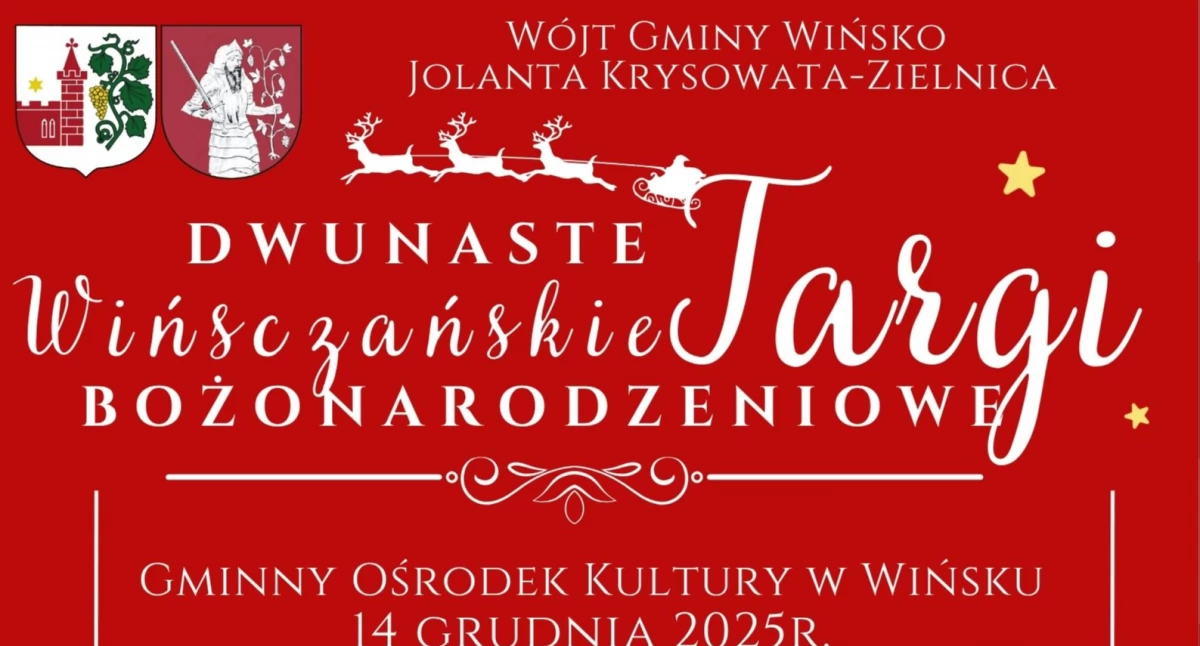 Dwunaste Wińszczańskie Targi Bożonarodzeniowe – magia świąt w Gminnym Ośrodku Kultury w Wińsku
