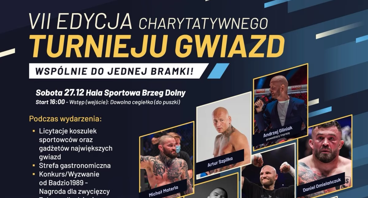 Gwiazdy sportu zagrają dla potrzebujących. Charytatywny Turniej Gwiazd w Brzegu Dolnym