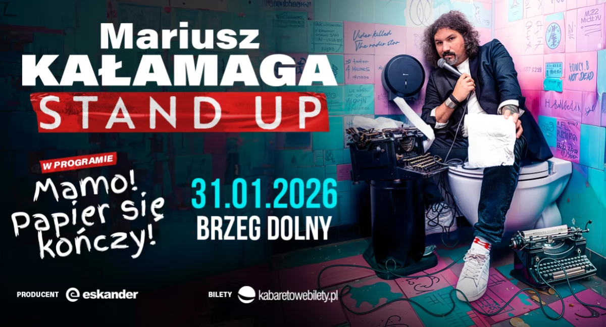 Mariusz Kałamaga wystąpi z nowym programem. Zostały ostatnie bilety