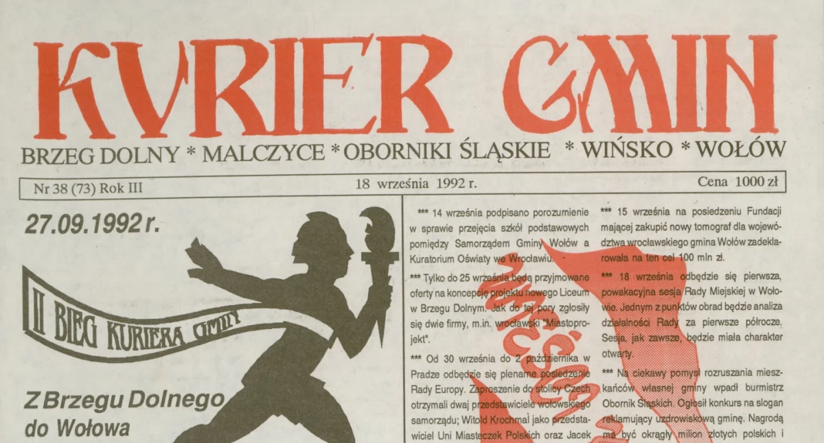 Biblioteka przypomina historię „Kuriera Gmin”
