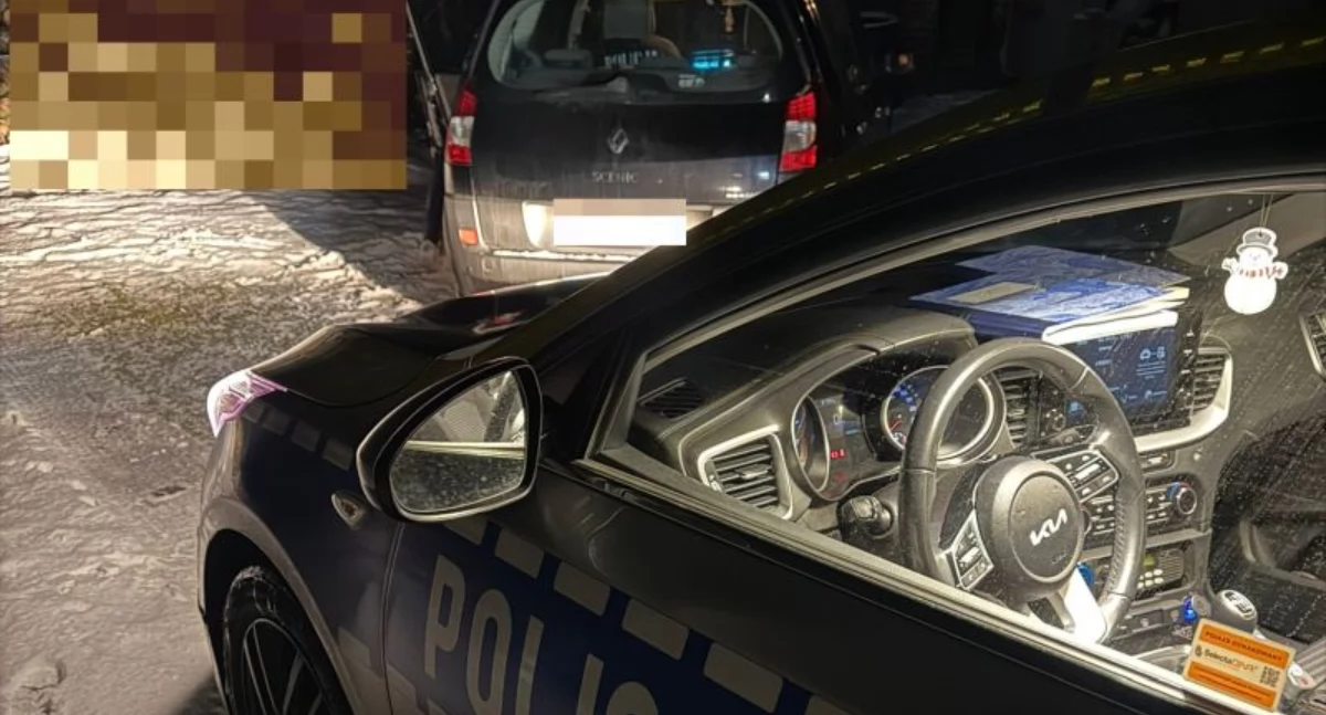 Za kierownicą po alkoholu i bez prawa jazdy. Policja zatrzymała 40-latka z powiatu wołowskiego