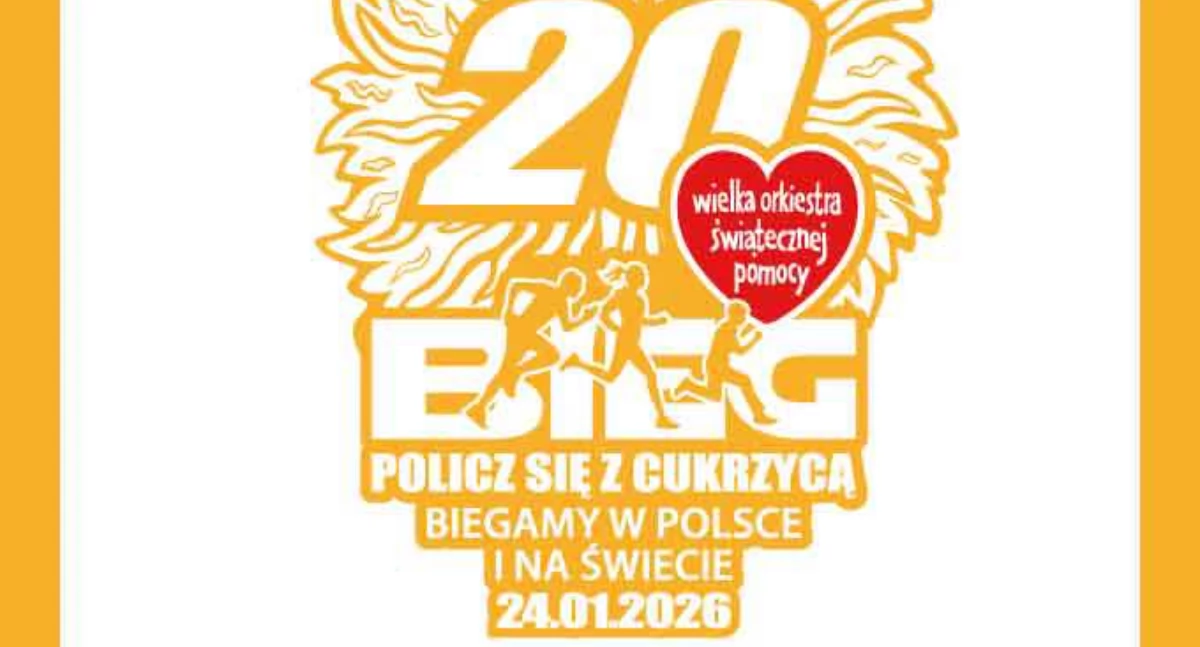 Bieg „Policz się z cukrzycą” po raz pierwszy w Brzegu Dolnym. Pobiegniemy razem z WOŚP