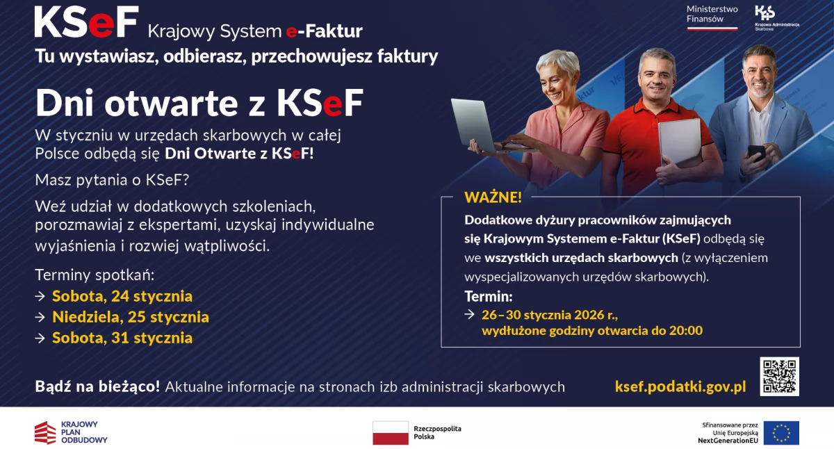 Masz pytania o KSeF? Skarbówka zaprasza na dni otwarte