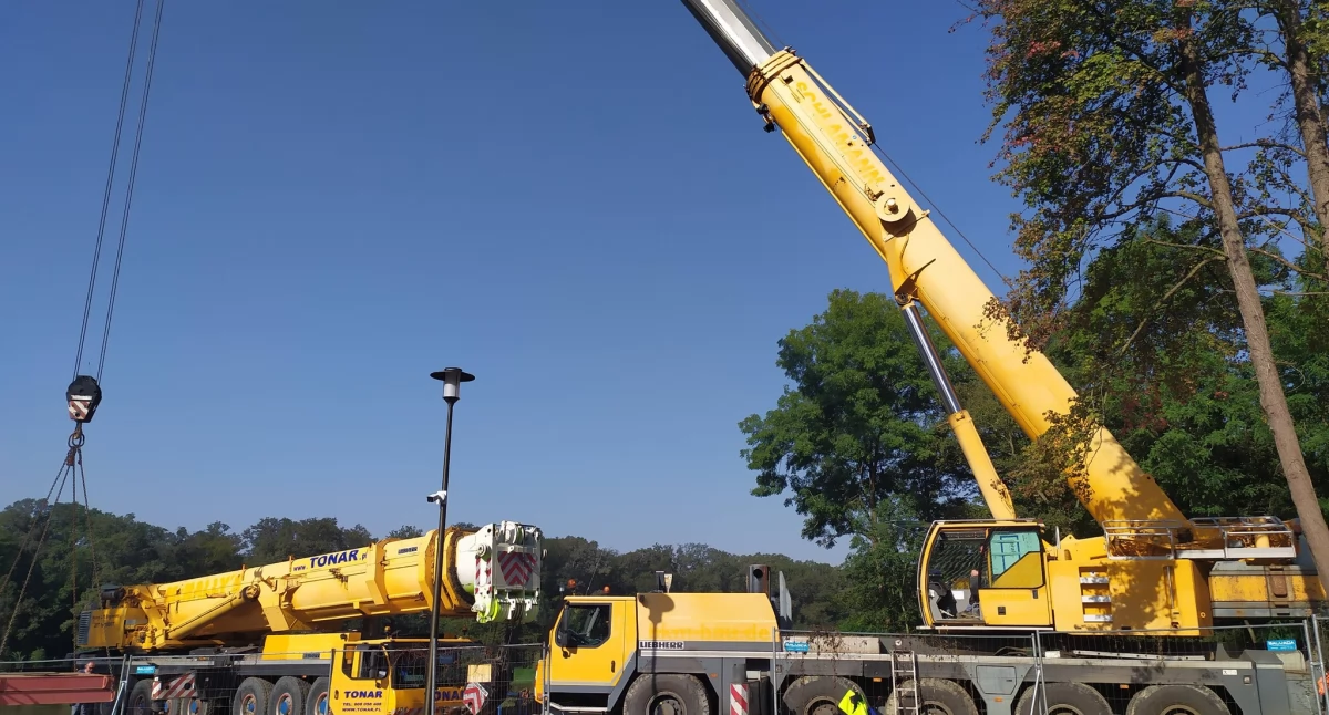 Utrudnienia komunikacyjne w Lubiążu. Trwają przygotowania do uruchomienia mariny