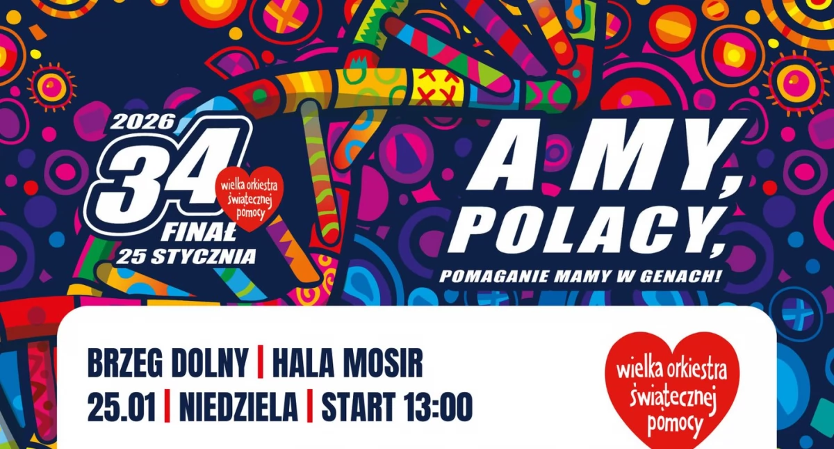 Finał WOŚP w Brzegu Dolnym – Dolnobrzeski Ośrodek Kultury zaprasza!