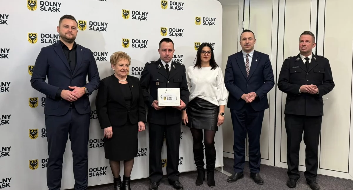 Nowoczesny dron dla OSP w Krzydlinie Małej. Sprzęt zwiększy bezpieczeństwo mieszkańców gminy Wołów