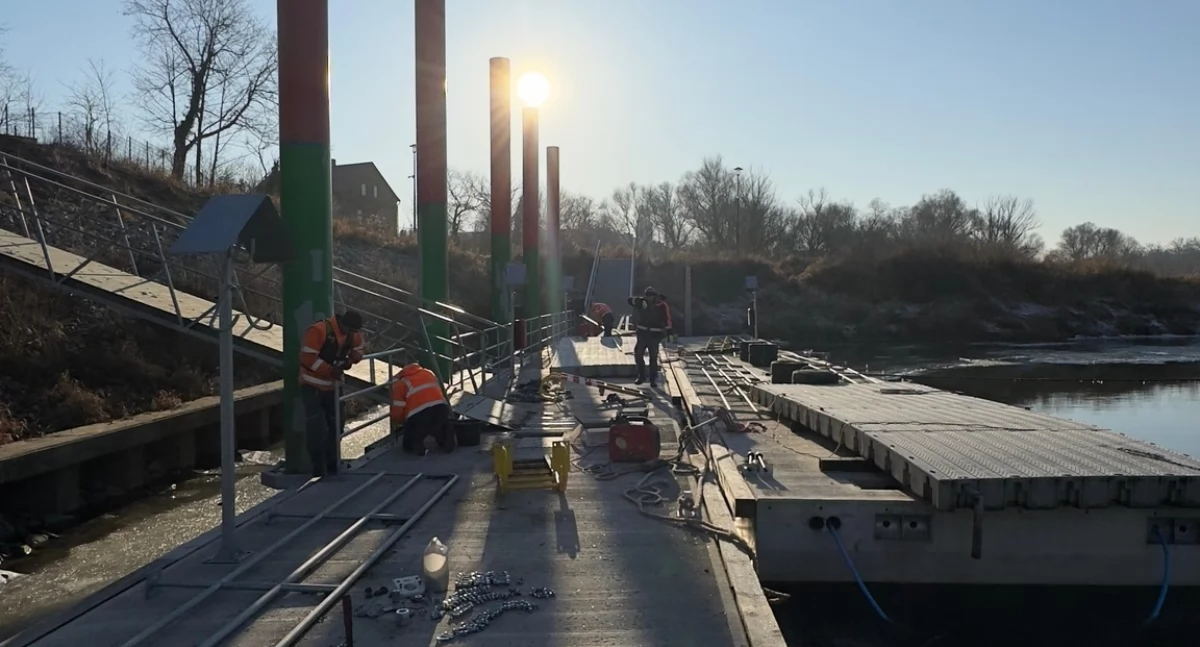 Trwają prace przy marinie i przystani pasażerskiej w Lubiążu