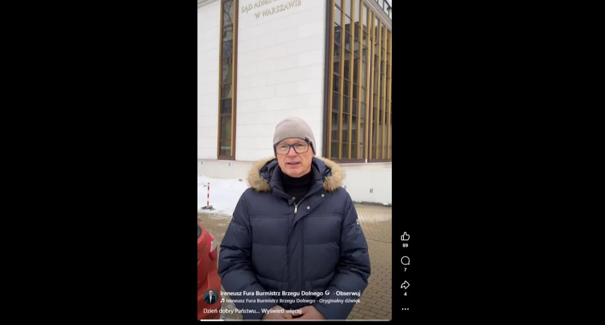 Sprawa kładki nad torami w Brzegu Dolnym trafiła na wokandę. Burmistrz przed WSA: „Doprowadzę tę sprawę do końca”