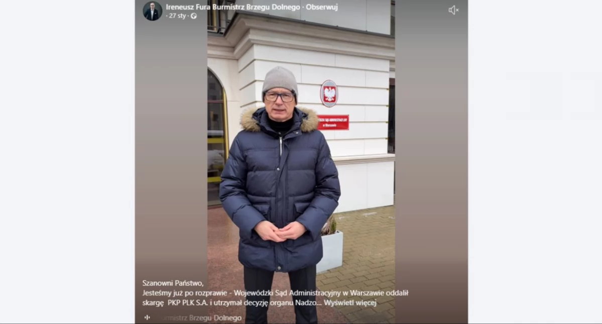 Burmistrz doprowadził sprawę kładki do finału. Sąd wydał wyrok korzystny dla miasta