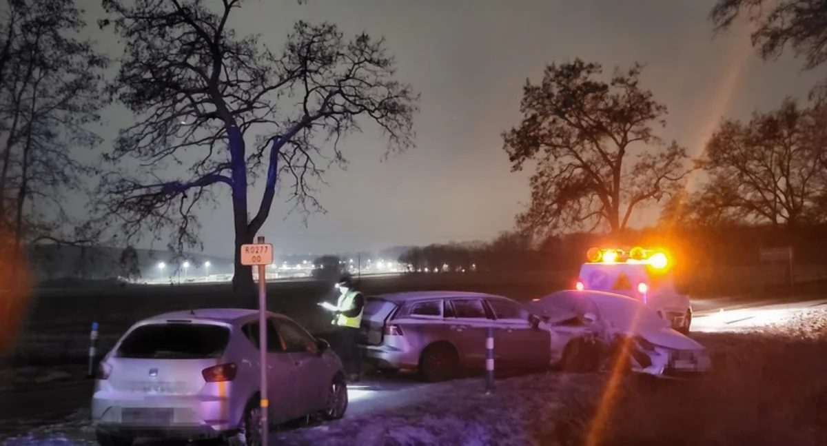 Groźny wypadek na trasie Lubin–Ścinawa. 13-latka trafiła do szpitala