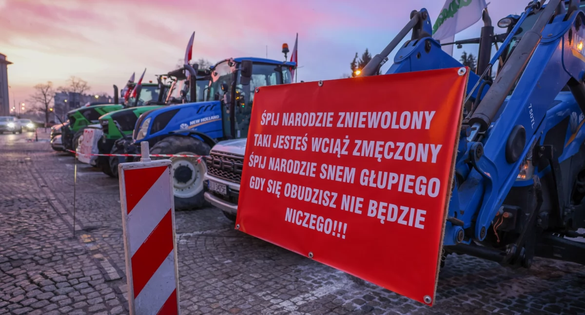 Rolnicy paraliżują centrum Wrocławia w proteście przeciw Mercosur