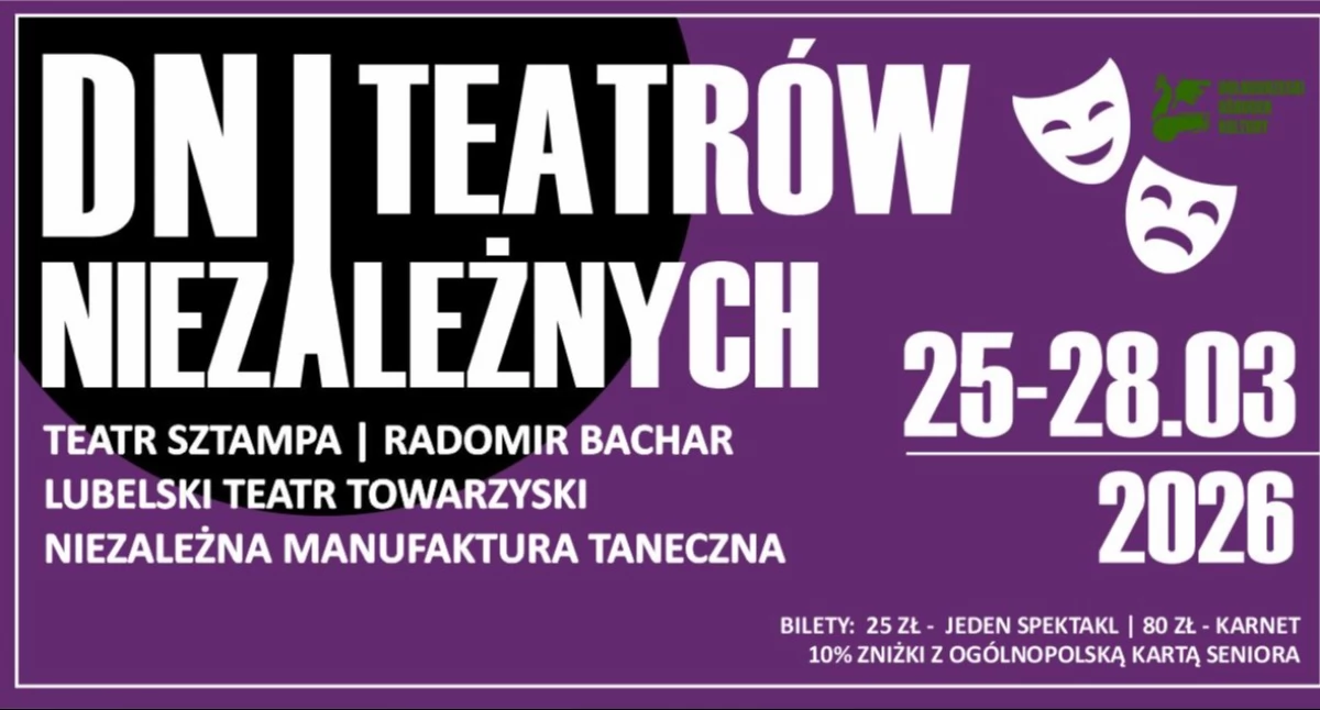 Cztery dni z teatrem w Brzegu Dolnym. Wyjątkowe święto sceny już od 25 marca