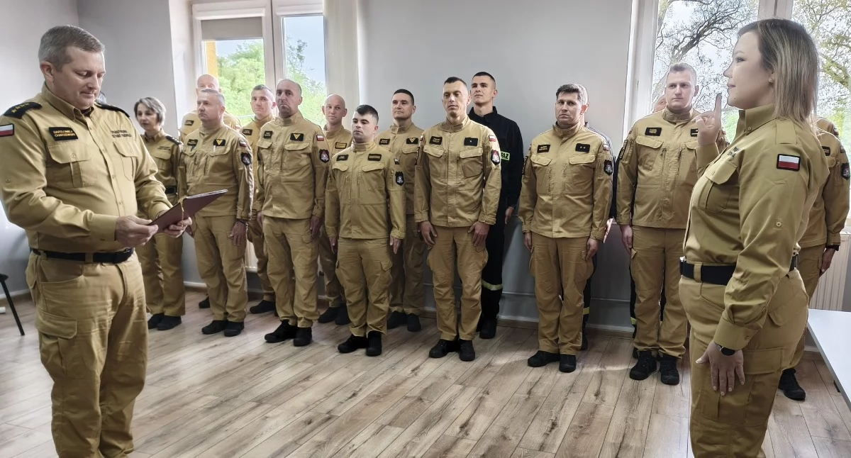 „Nawet z narażeniem życia”. Szeregi wołowskiej straży pożarnej zasiliła nowa funkcjonariuszka