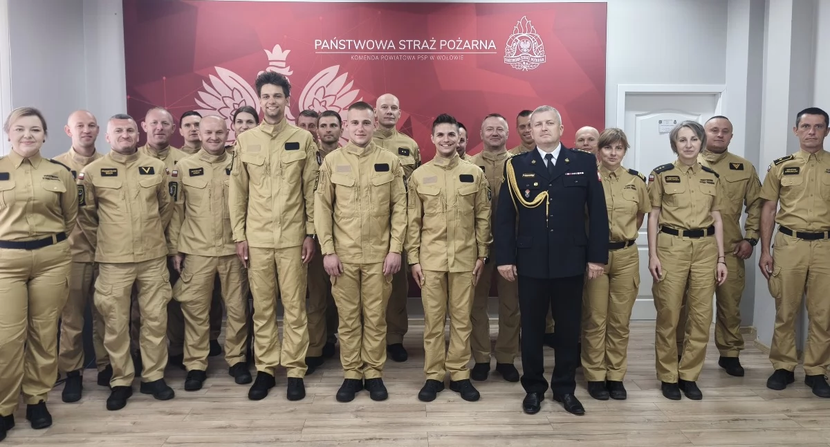 Trzech nowych strażaków w Wołowie. Wypowiedzieli słowa uroczystej przysięgi