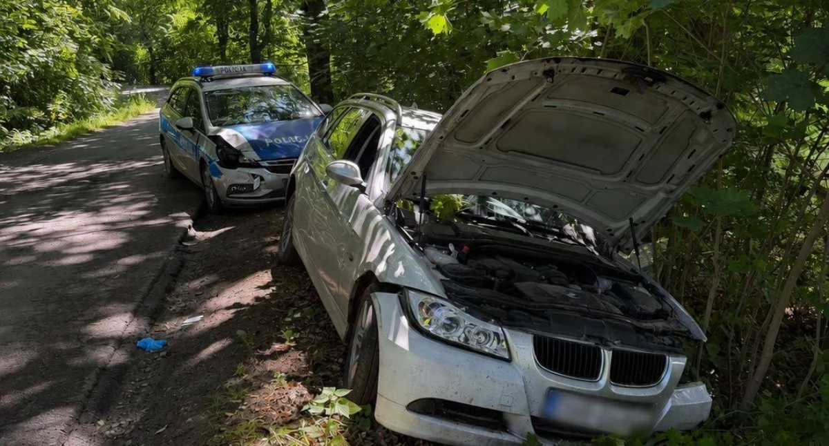 Pijany, odurzony, w kradzionym aucie i bez prawa jazdy. Szaleńczy pościg w powiecie wołowskim