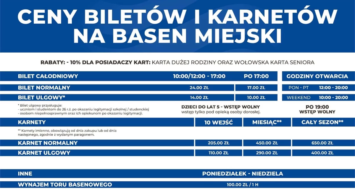 Basen w Wołowie już otwarty. Zobacz cenny, a po godz. 19 wejdziesz za darmo!