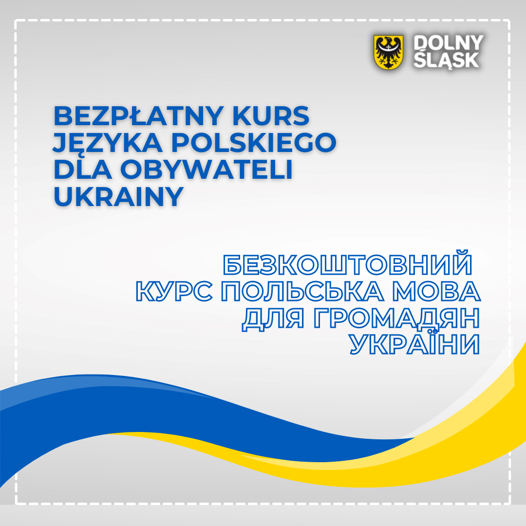 Bezpłatny kurs języka polskiego dla obywateli Ukrainy