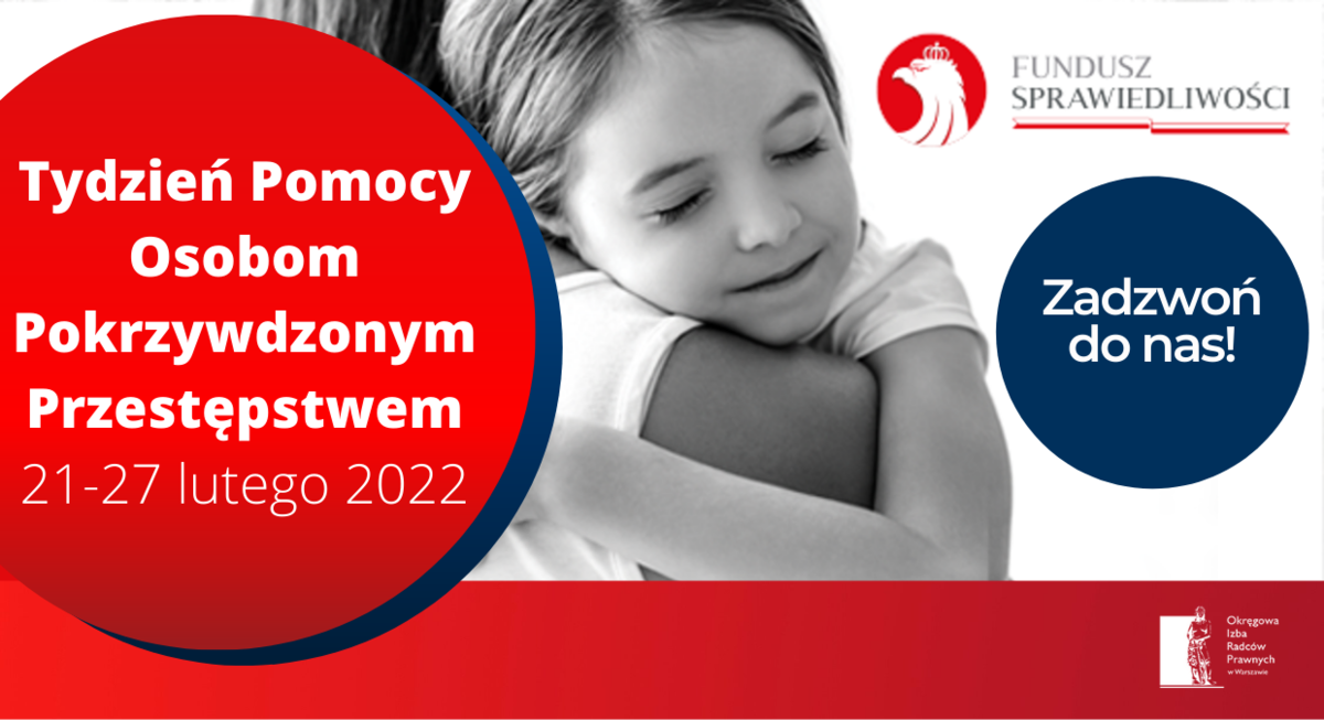 Rozpoczął się Tydzień Pomocy Osobom Pokrzywdzonym Przestępstwem