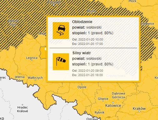 Uwaga! Na drogach i chodnikach będzie ślisko