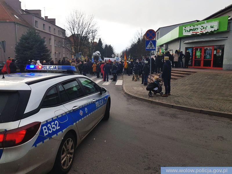 Policjanci o zabezpieczaniu wydarzeń w powiecie wołowskim