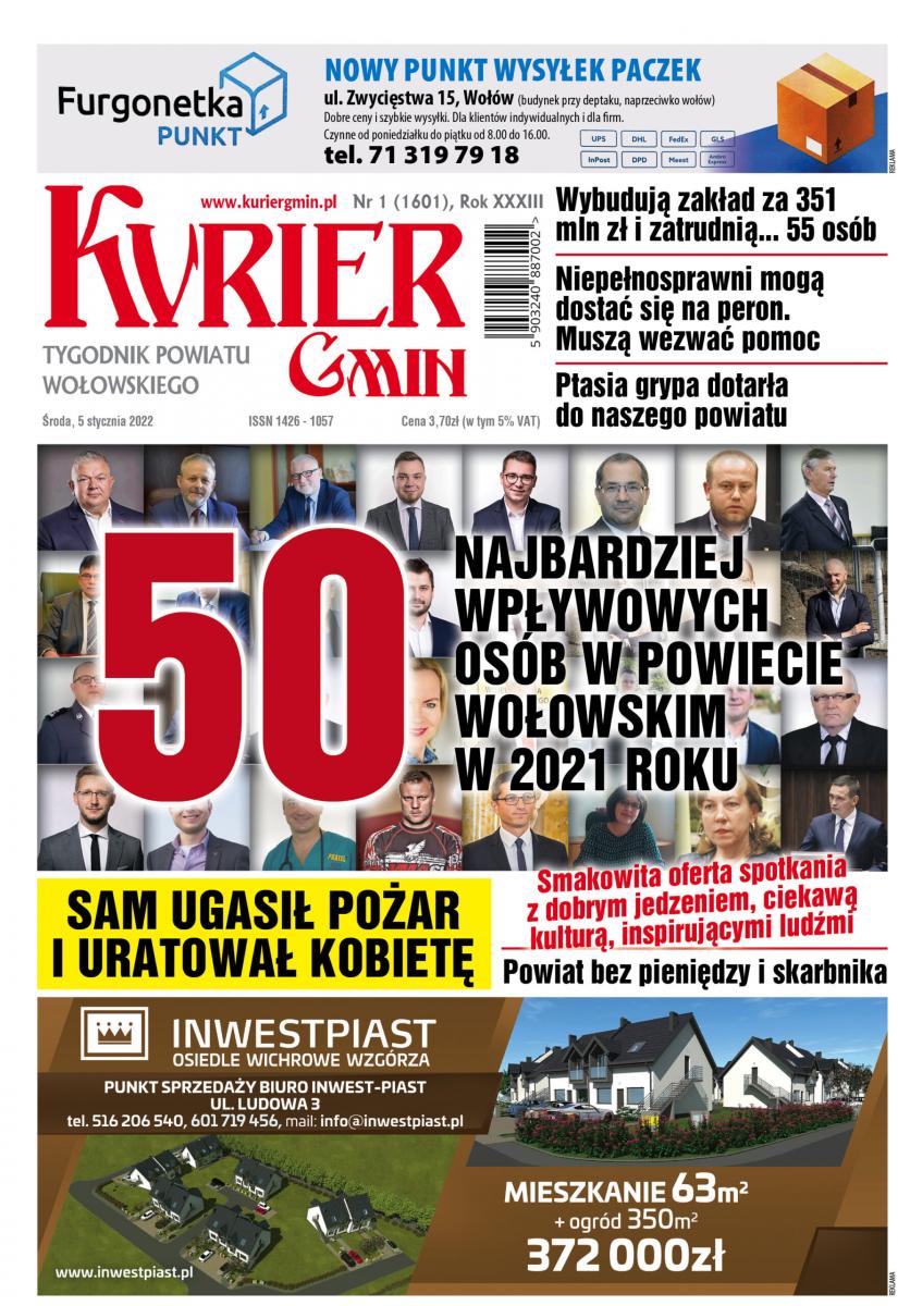 W najnowszym wydaniu: 50 najbardziej wpływowych osób w powiecie wołowskim w 2021 roku