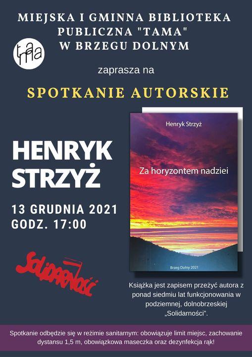 Spotkanie z autorem książki „Za horyzontem nadziei