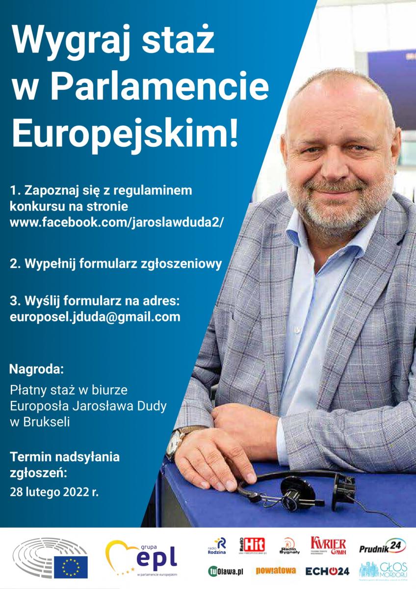 Konkurs Wygraj Staż w Parlamencie Europejskim