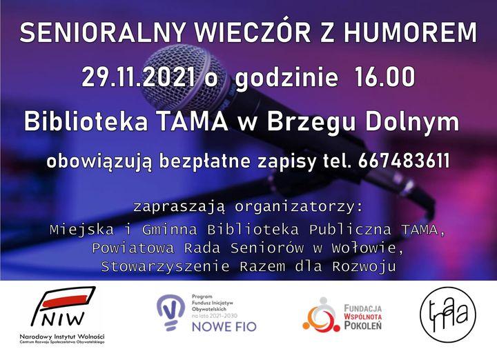 Wieczór z humorem dla seniorów