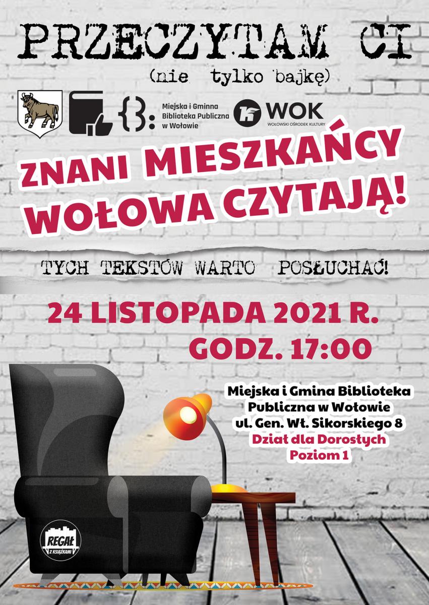 Znani mieszkańcy Wołowa będą czytać