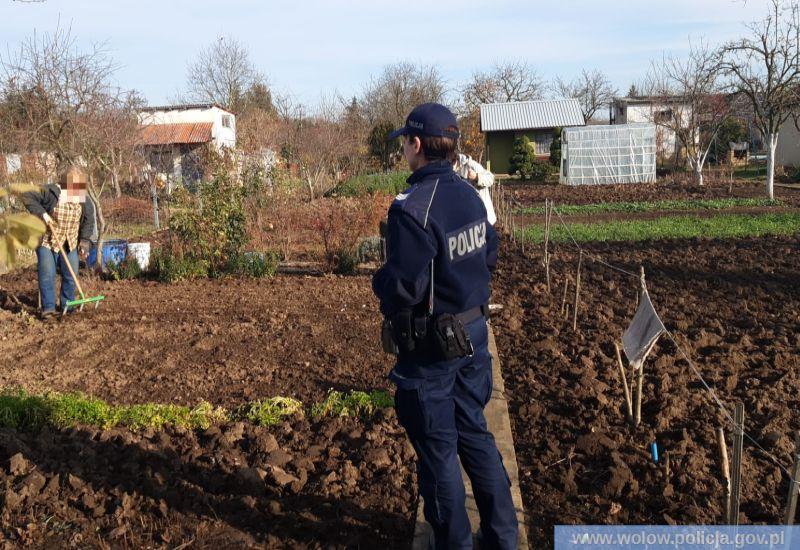 Policjanci z Wołowa i Brzegu Dolnego patrolowali ogrody działkowe