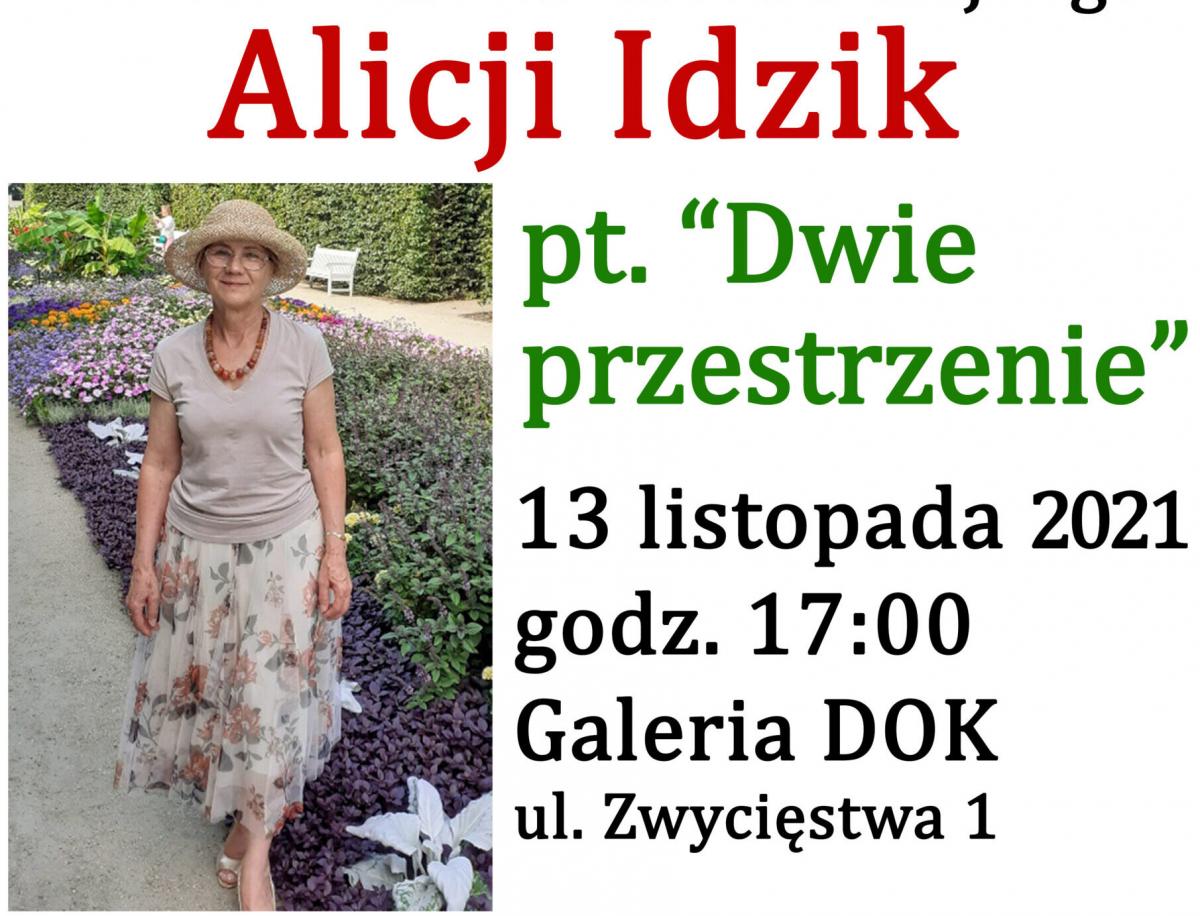Wernisaż i wystawa malarstwa Alicji Idzik