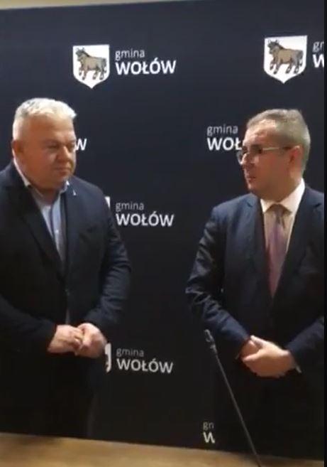 Poseł Przemysław Czarnecki spotkał się z władzami Wołowa [WIDEO]