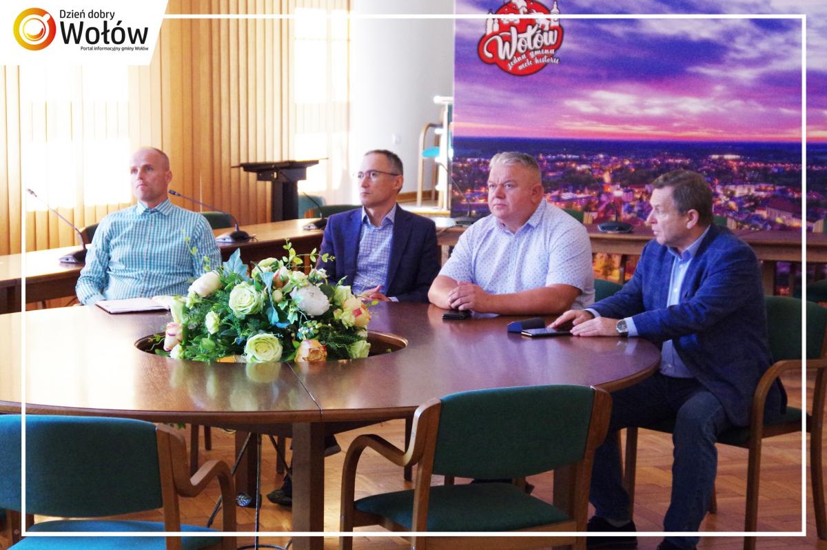 Roboczo rozmawiali o budowie obejścia Wołowa