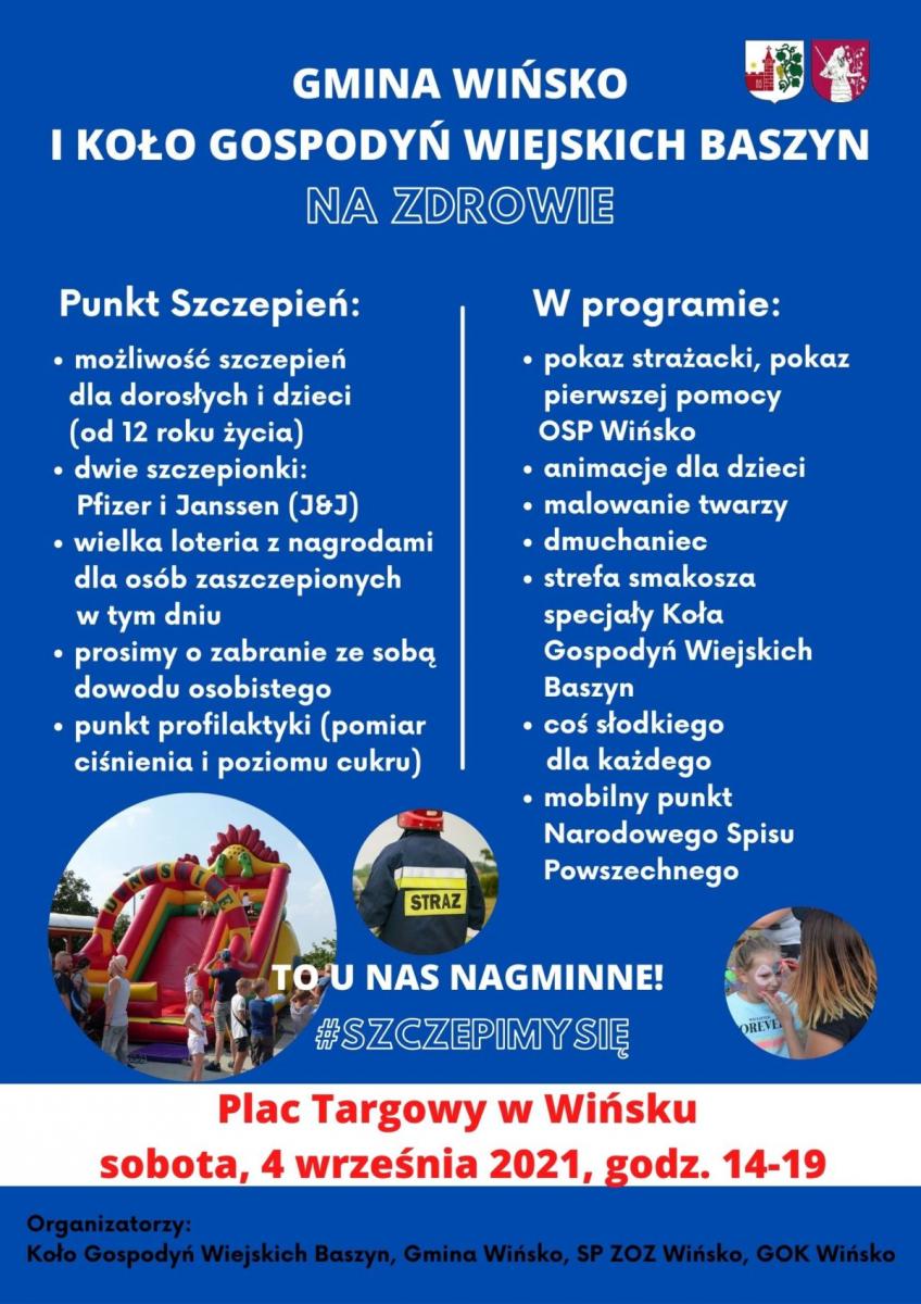 Na Zdrowie w Wińsku już w najbliższą sobotę