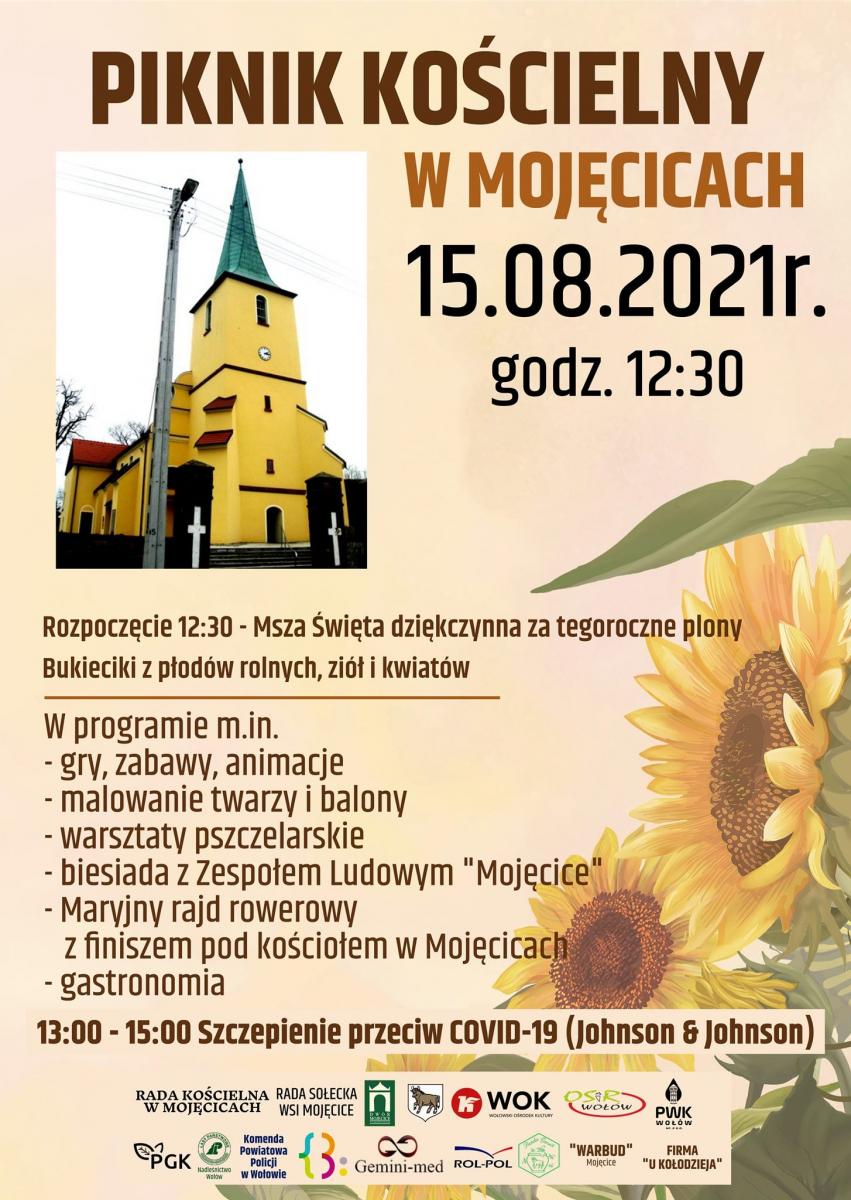 Msza św. i Maryjny Rajd Rowerowy w Mojęcicach