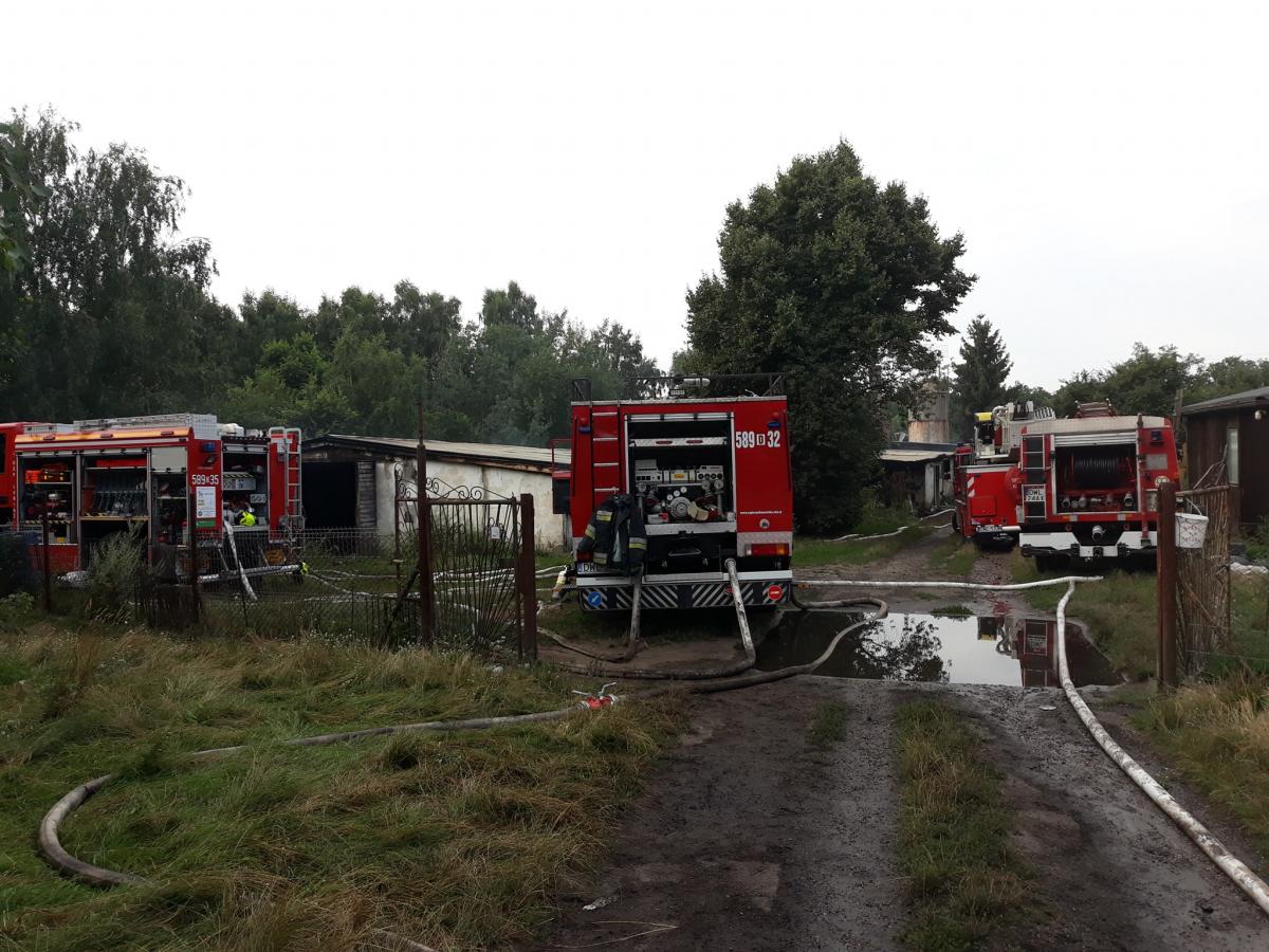 Pożar w Lubiążu. Spłonął duży kurnik